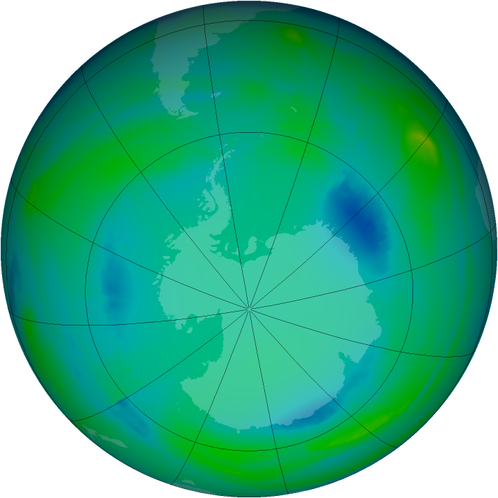 Ozone Map 1999-07-31
